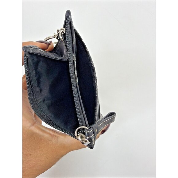 Authentic COACH Signature C Logo Shoulder Bag & Matching Wallet Set – Black Shim - Picture 14 of 16